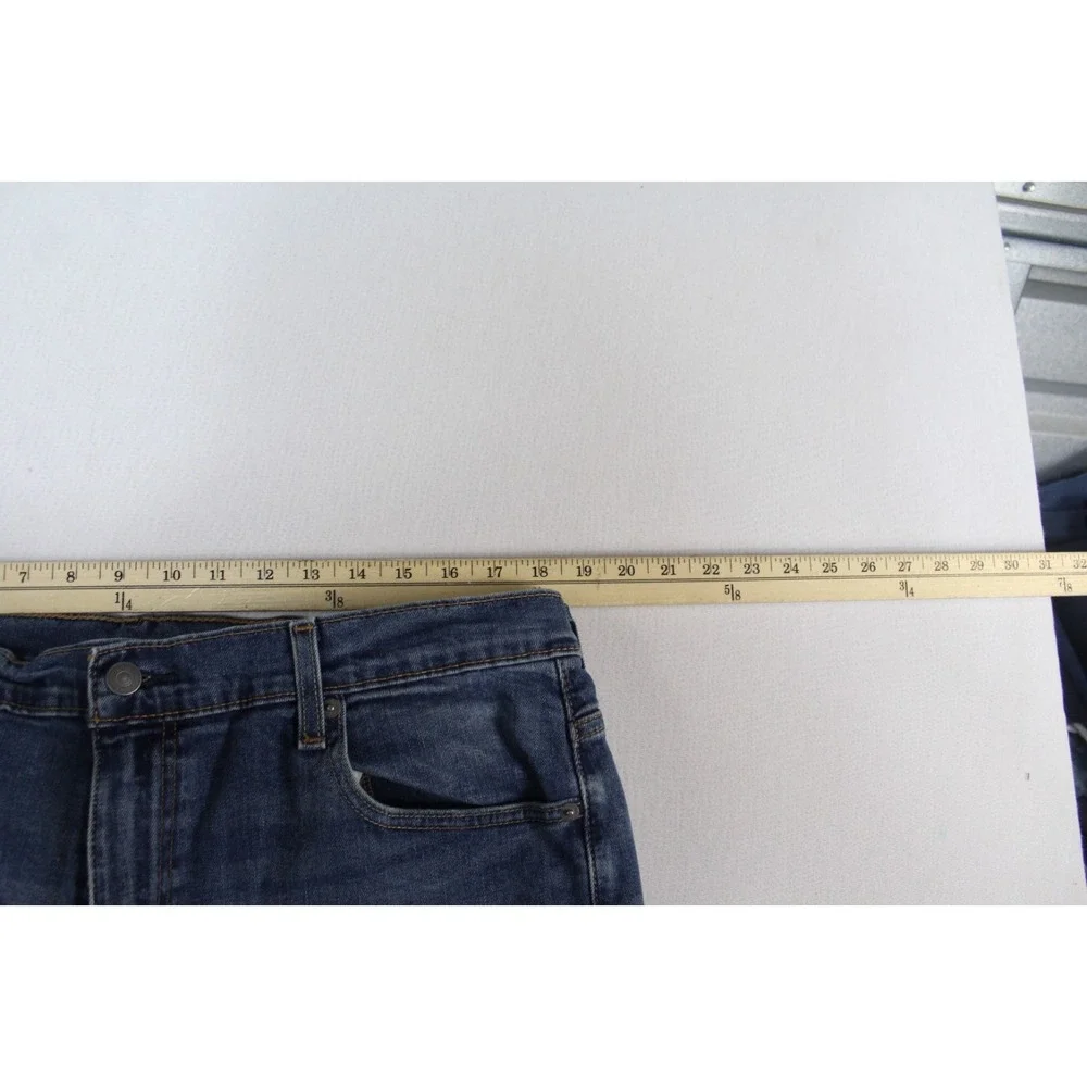Levi's 589 Men Blue Jeans Casual Denim Straight Size 36X32